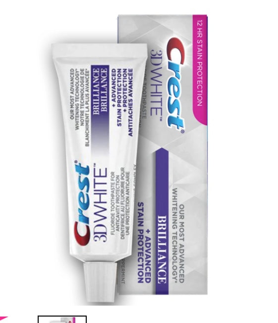 CREST© - ADAPTÉES AUX DENTS SENSIBLES 14 JOURS + TRAITEMENT DENTIFRICE BRILLANCE+ Irrigateur Buccal OFFERT